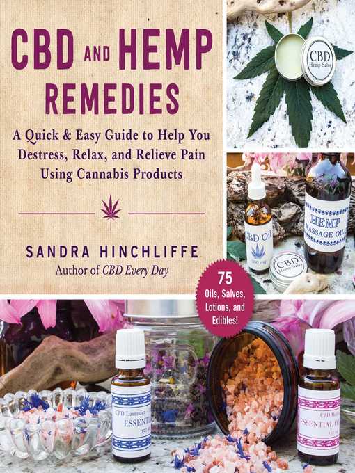 Title details for CBD and Hemp Remedies: a Quick & Easy Guide to Help You Destress, Relax, and Relieve Pain Using Cannabis Products by Sandra Hinchliffe - Wait list